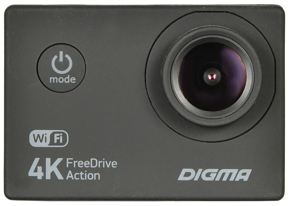 Digma Видеорегистратор FreeDrive Action 4K WiFi черный 8Mpix 2160x3840 2160p 150гр. 1132275