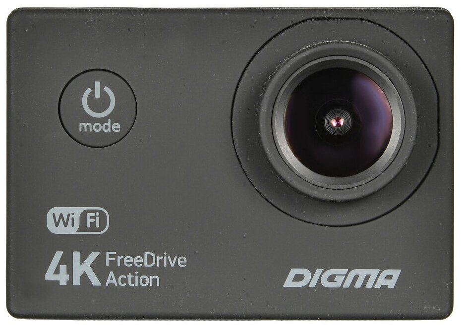 Видеорегистратор Digma FreeDrive Action 4K WiFi черный 8Mpix 2160x3840 2160p 150гр. Allwinner V3