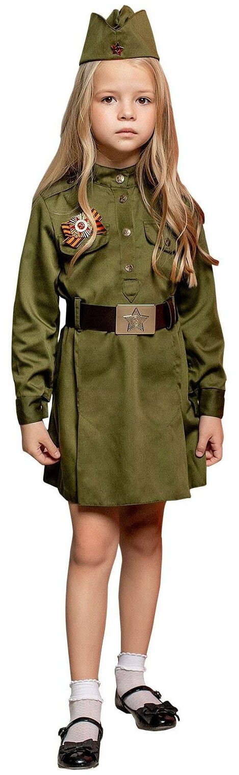 Костюм Солдатка в платье детский 40 (152 см)
