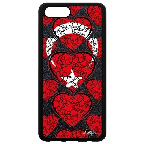 фото Дизайнерский чехол на телефон // honor v10 / view 10 // "флаг турции с сердцем" патриот любовь, utaupia, цветной