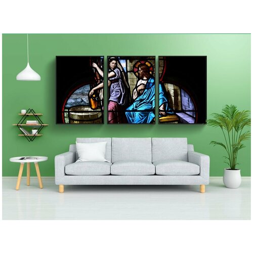 фото Набор модулных постеров для интерьера "нотр, дама, кафедральный собор" 60x90 см. в тубусе, без рамки lotsprints