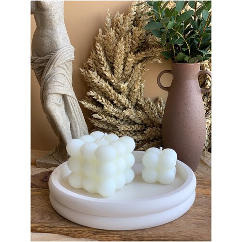 Тарелка бублик D17 / тарелка декоративная / тарелка для свечей / тарелка для украшений/ Villermo