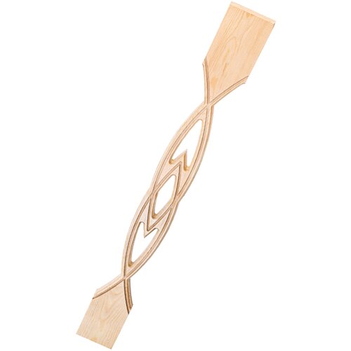 Лестничное ограждение балясина плоская №1 хвоя сорт АВ 18х90х900мм, 10шт