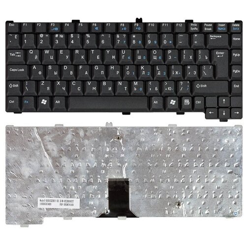 Клавиатура для ноутбука Fujitsu-Siemens Amilo M7440G черная 264000₽