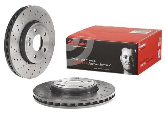 Тормозной диск передний brembo 09.B436.51