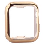 Чехол для Apple Watch Series 5/ 4 силиконовый TPU&защита экрана 360° COTEetCI (CS7060- GD) 44мм Золотистый - изображение