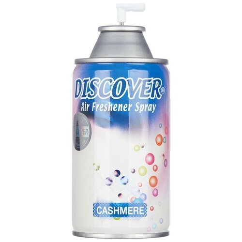 Сменный баллон для автоматического освежителя Discover Cashmere (Кашемир), 320мл, 12шт.