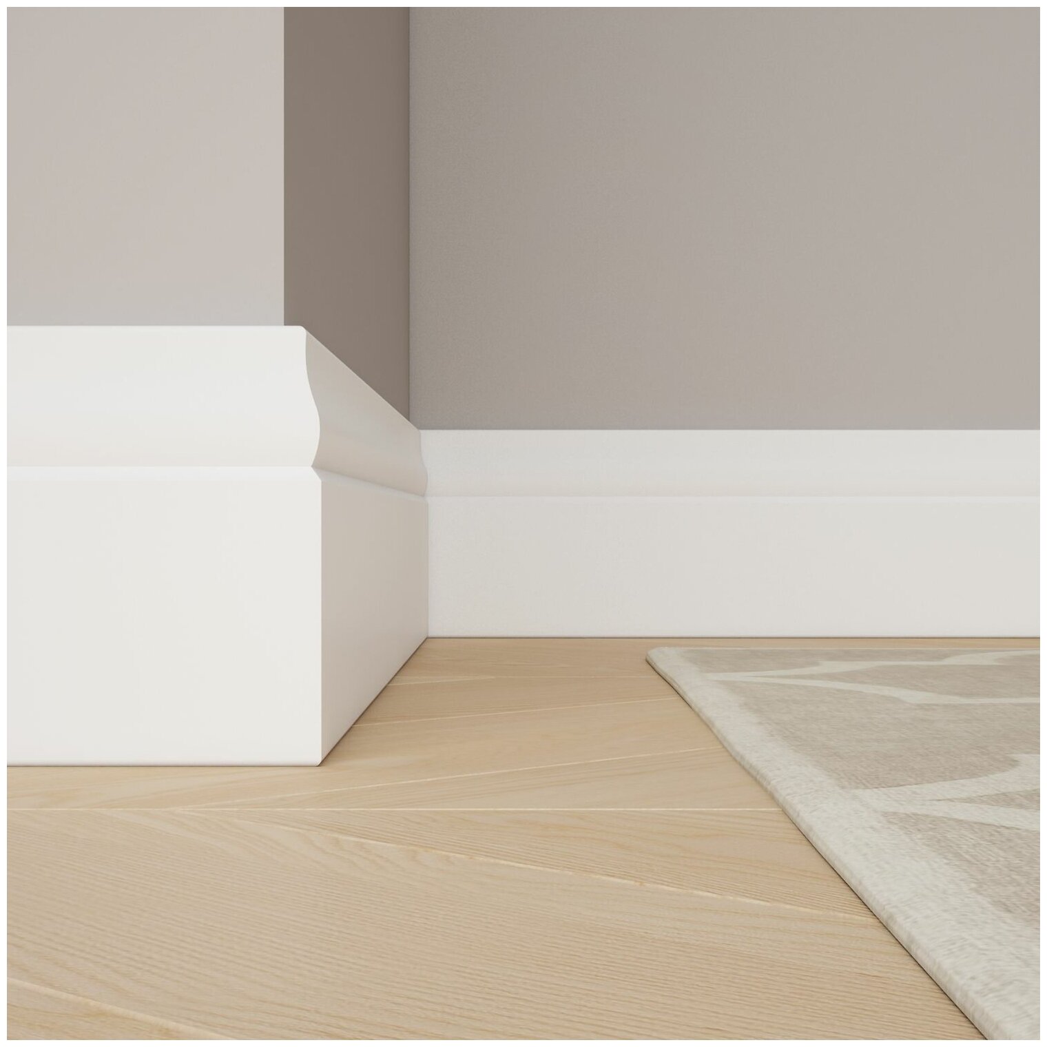 фото Плинтус напольный из ЛДФ Ultrawood Base 5748 (2440 x 83 x 9 мм