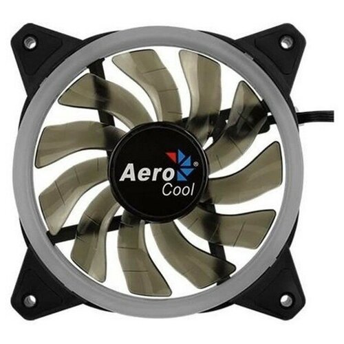 AeroCool Fan Rev RGB 120mm 4713105960969 вентилятор aerocool rev rgb 120x120x25мм 16 8 млн цветов rgb подсветка в виде двойного кольца 3 pin 1200 об мин 41 3 cfm 15 1 дба