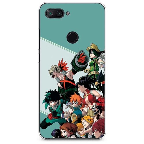 фото Силиконовый чехол "boku no hero academia" на xiaomi mi 8 lite (youth edition) / сяоми ми 8 лайт (юс эдишн) case place