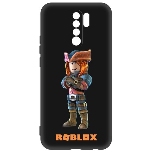 Чехол-накладка Krutoff Soft Case Roblox-Эзебель для Xiaomi Redmi 9 черный чехол накладка krutoff soft case roblox заключенный для xiaomi redmi 10 черный