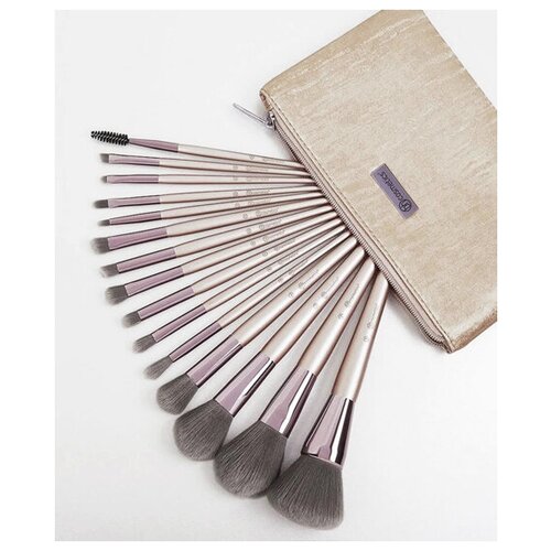Набор 15 кистей для макияжа в косметичке BH Lavish Elegance 15 piece brush set with cosmetic bag exclusive by Beauty Bay