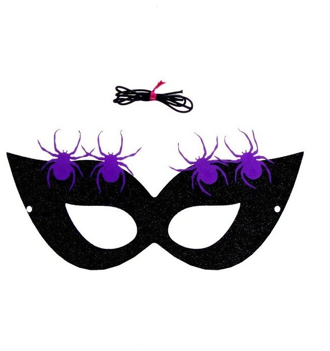 Карнавальная маска «Пауки», цвета микс