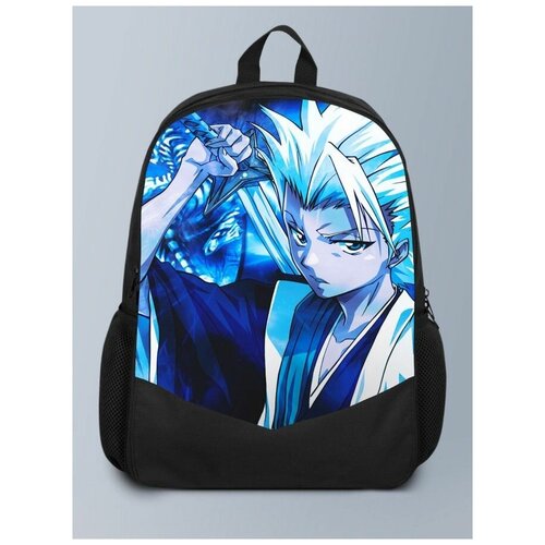 фото Черный рюкзак с принтом аниме блич bleach, ясутора садо, тосиро хицугая - 188 brutbag