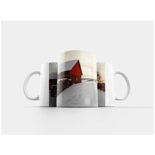 фото Кружка "зима, bad wildungen, сарай" 320 мл lotsprints