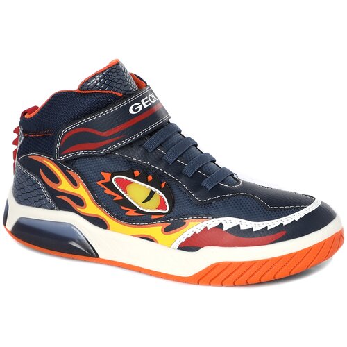 фото Кеды geox размер 34, navy and orange