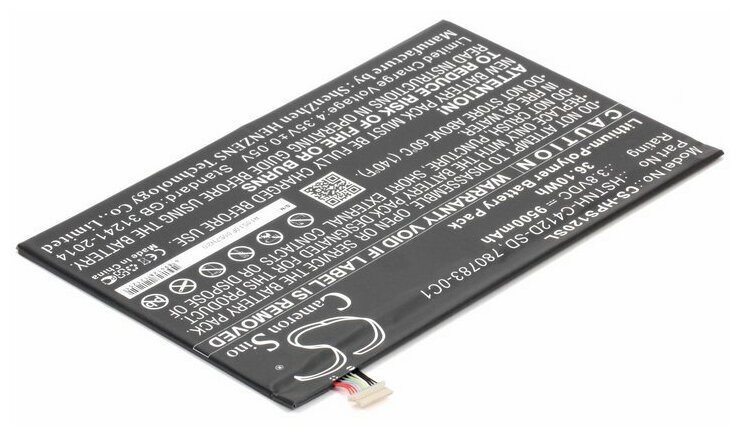 Аккумулятор для планшета HP Pro Slate 12 Tablet (HSTNH-C412D)