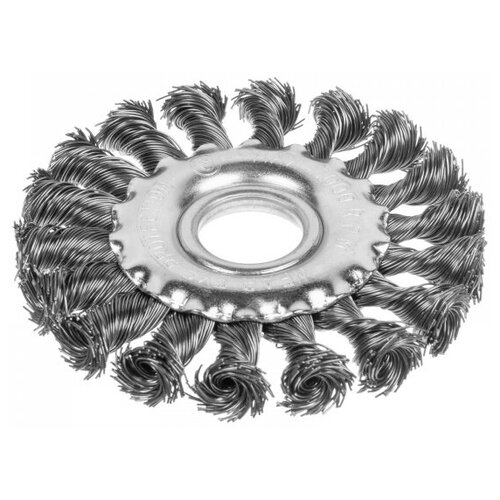 РемоКолор Кордщетка дисковая РемоКолор 100 мм 22,2, витая стальная проволока 45-2-710