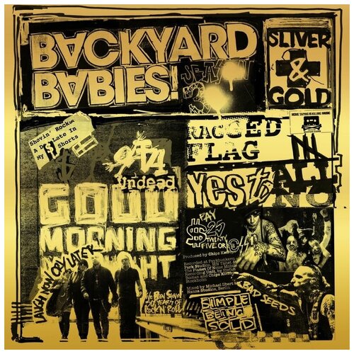 BACKYARD BABIES SLIVER AND GOLD Limited Digipak CD