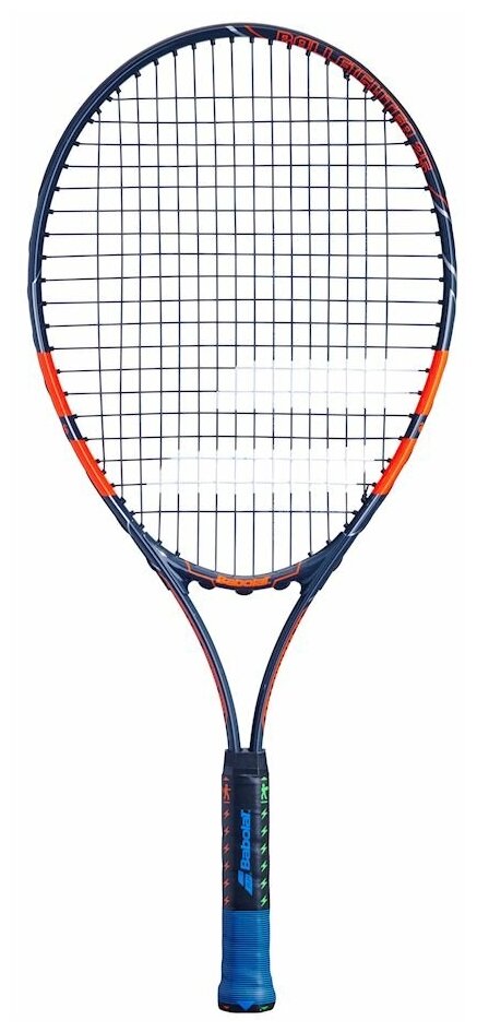 Ракетка теннисная детская BABOLAT Ballfighter 25 Gr00, арт.140241, для 9-10лет,алюминий,со струнами,черн-оран