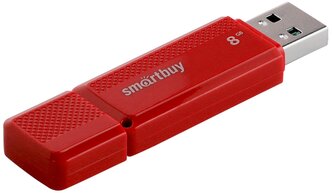 Флеш-накопитель USB 2.0 Smartbuy 8GB Dock Red (SB8GBDK-R)