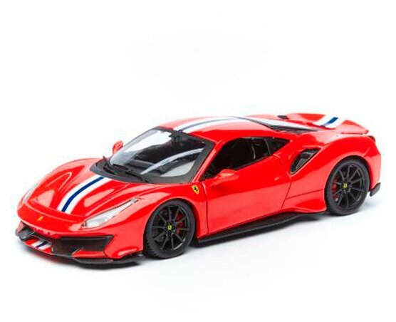 Сборная модель автомобиля Ferrari 488 Pista, металл 1:24 Maisto