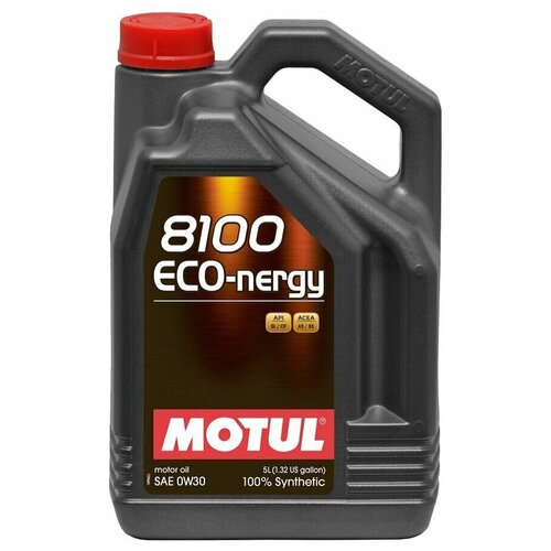 фото Синтетическое моторное масло motul 8100 eco-nergy 0w30, 5 л