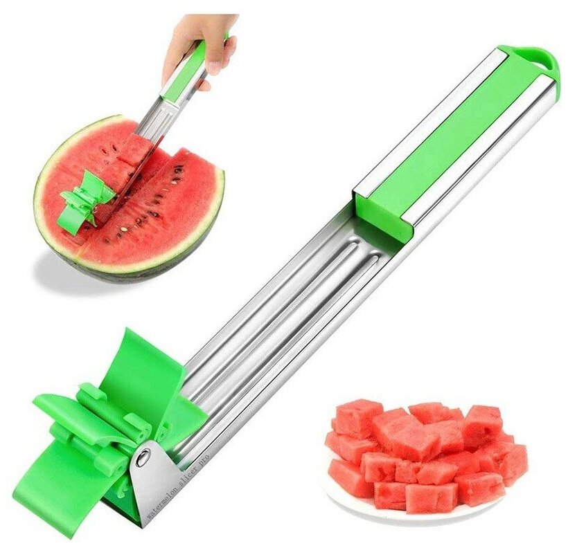 Нож для фигурной резки арбуза и дыни / Кухонный нож для овощей и фруктов - фотография № 7