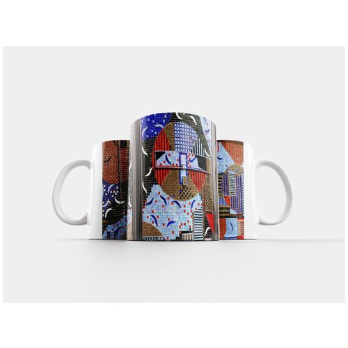 фото Кружка "мозаика, стена, красочный" 320 мл lotsprints