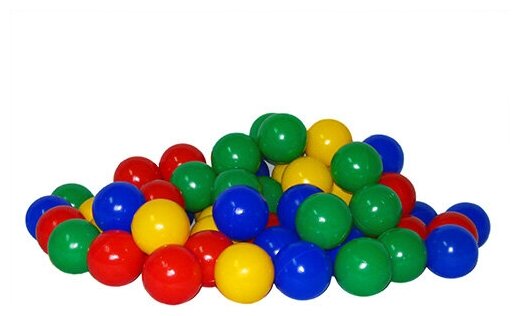 Набор шариков Юг-Пласт (100 шт/d 8 см) 2014д - фотография № 2