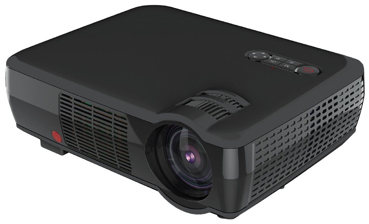 Мультимедийный проектор Cactus CS-PRM.06B. WVGA-W LCD 2000Lm (1280x800) 1000:1 ресурс лампы:30000часов 1xUSB typeA 1xHDMI 3кг, черный