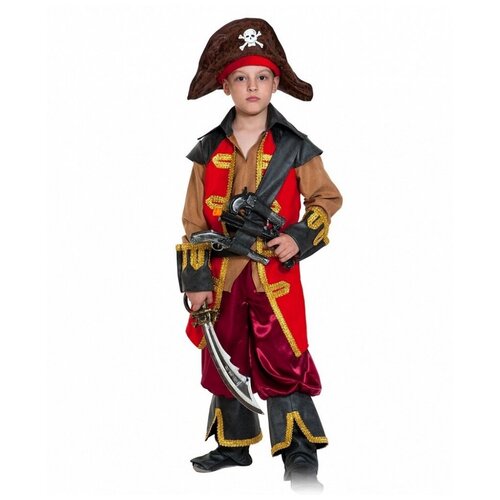 детский костюм веселого клоуна 1414 134 140 см Детский костюм Капитан Морган (11120) 134-140 см