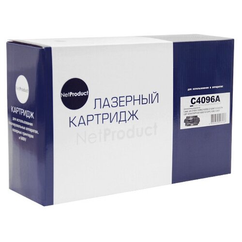 Картридж лазерный NetProduct C4096A для HP LaserJet 2100/2200 2100/2100M/2100SE/2100TN/2100XI/2200/2200D/2200DN/2200DSE/2200DT/2200DTN/Canon LBP-1310/1000, черный