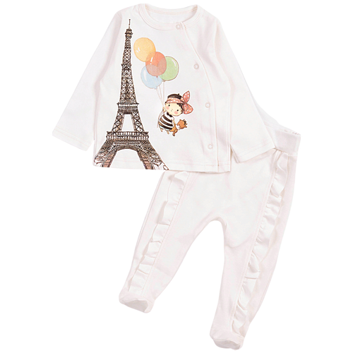 Комплект одежды Совенок Дона, размер 40-62, бежевый комплект нательный для новорожденного из 5 предметов