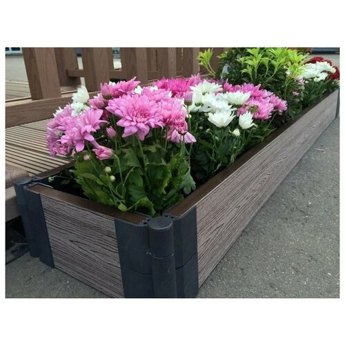 Грядка готовая из ДПК HOLZHOF теплая, 150*75*15 см, 899301