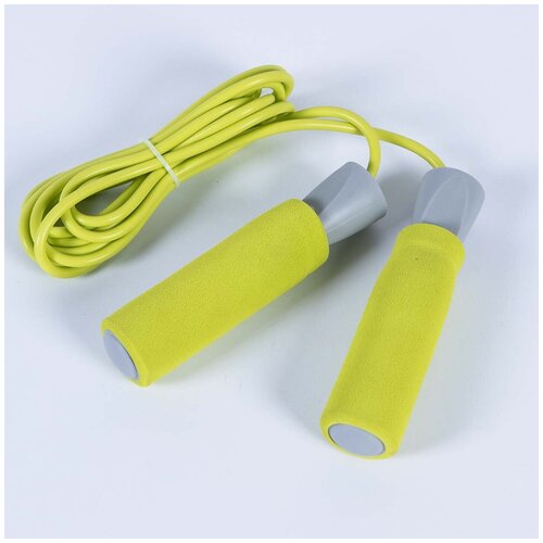 фото Скакалка liveup pvc foam handle jump rope желтый onesize ls3118f