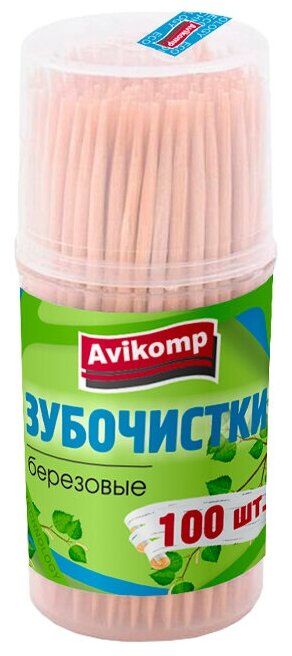 Зубочистки Avikomp Березовые Eco Technology 100 шт