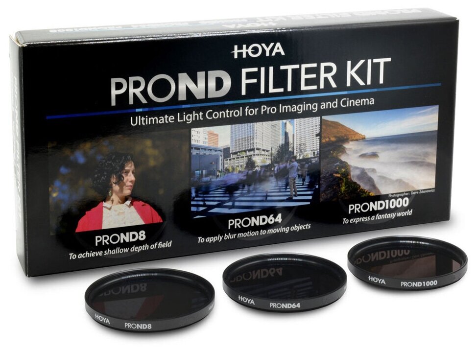 Комплект фильтров Hoya PRO ND Filter Kit 8/64/1000, 49 mm