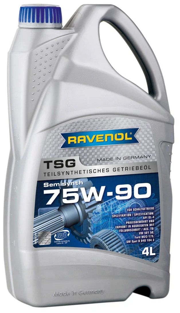 Трансмиссионное масло RAVENOL TSG SAE 75W-90 GL-4 ( 4л) new