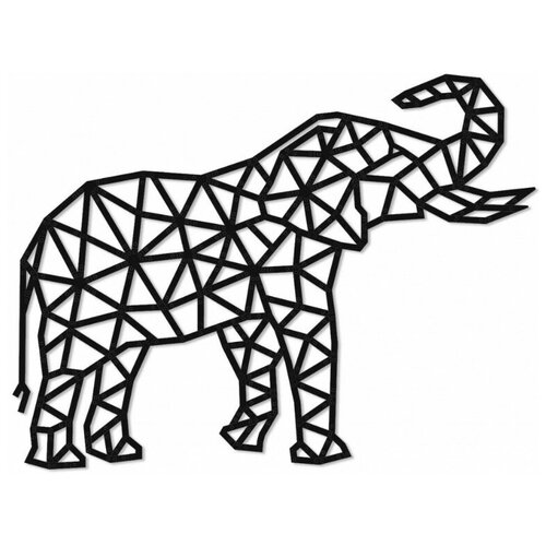 фото Деревянный интерьерный пазл ewa designt "слон" eco wood art