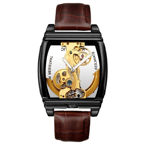 Наручные часы Shenhua, черный наручные часы shenhua эксклюзивные мужские наручные механические часы скелетоны черный