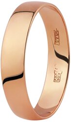 Кольцо обручальное из золота 123000-1-К Юверос