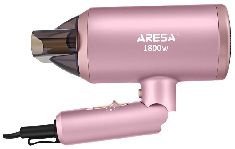 Фен электрический ARESA AR-3222, 1800Вт, розовый - фотография № 5