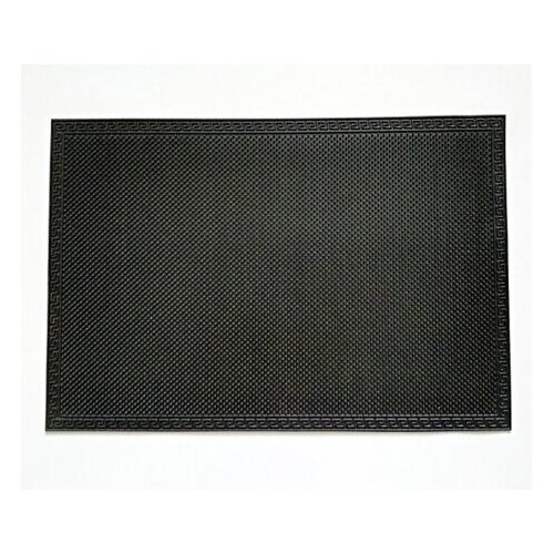 фото Коврик придверный резиновый "классик", 50x80 см, цвет чёрный blabar