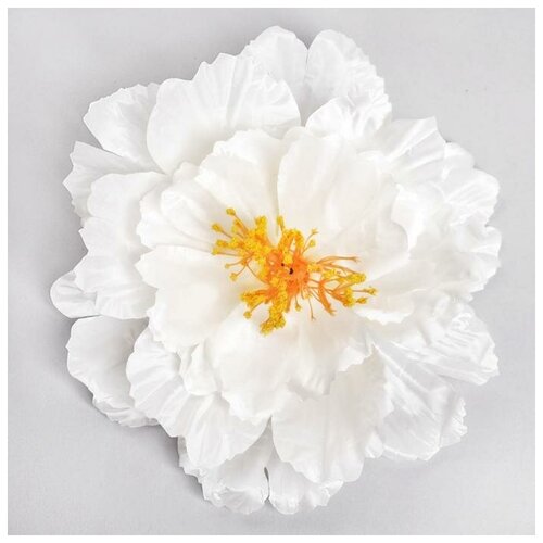 Белый цветок для свадебного декора, 30,5 х 23 х 1,8 см / Свадьба / Подарок на свадьбу