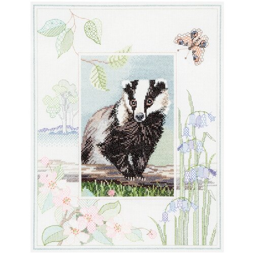 Набор для вышивания Derwentwater WIL9 Badger derwentwater designs fp05 summer wild flowers набор для вышивания 41 x 33 см счетный крест