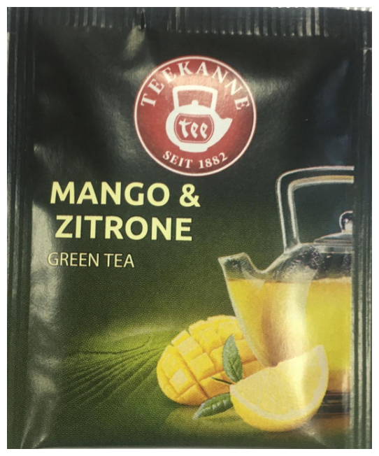 Чай зеленый TEEKANNE манго-цитрон Mango-Zitron 20 пак. *1,5 г - фотография № 4