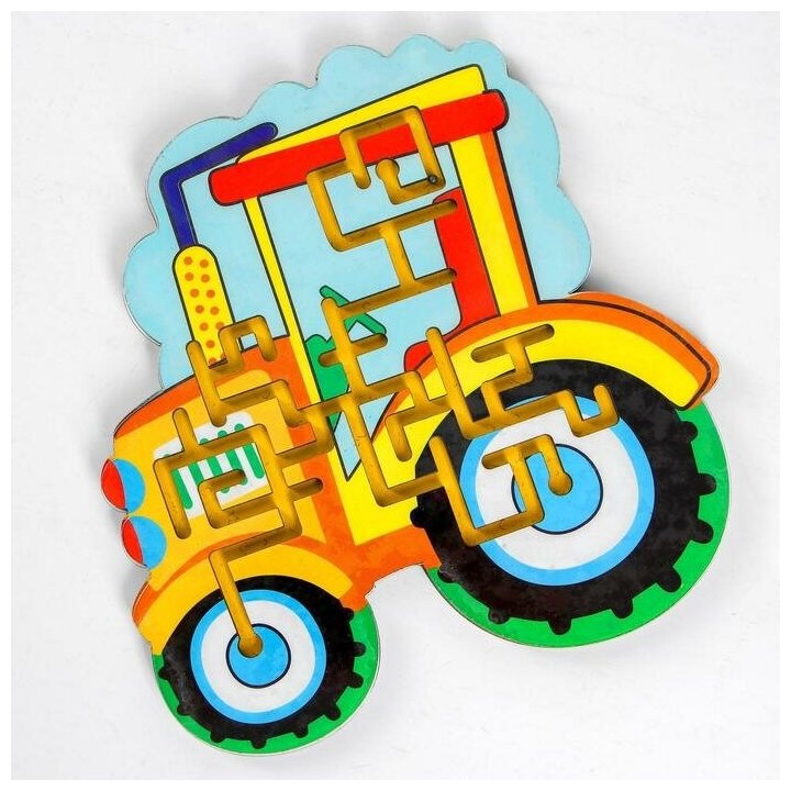 Лабиринт Трактор игрушка развивающая сортер для детей