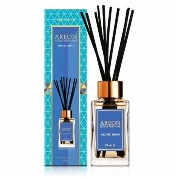 Ароматизатор AREON флакон с палочками 85мл HOME PERFUME STICKS ARCTIC ROAD 85ML PSM06