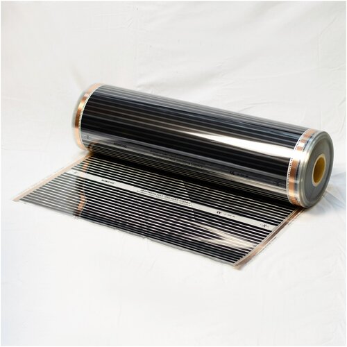 Теплый пол инфракрасная пленка 1 квм ширина 100 см под ламинат ковролин линолеум Южная Корея 767₽